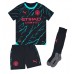 Manchester City Erling Haaland #9 Barnkläder Tredje matchtröja till baby 2023-24 Kortärmad (+ Korta byxor) Billigt